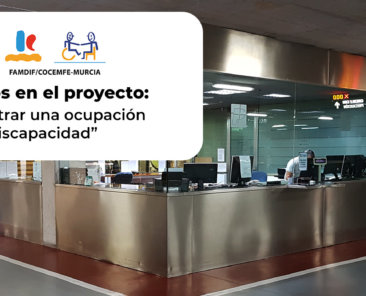 New Capital colabora con el Proyecto como encontrar una ocupacion acorde a mi discapacidad de FAMDIFCOCEMFE-Murcia.
